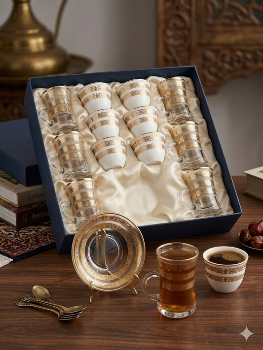 The "Golden Majesty" Luxury Tea & Coffee Gift Set