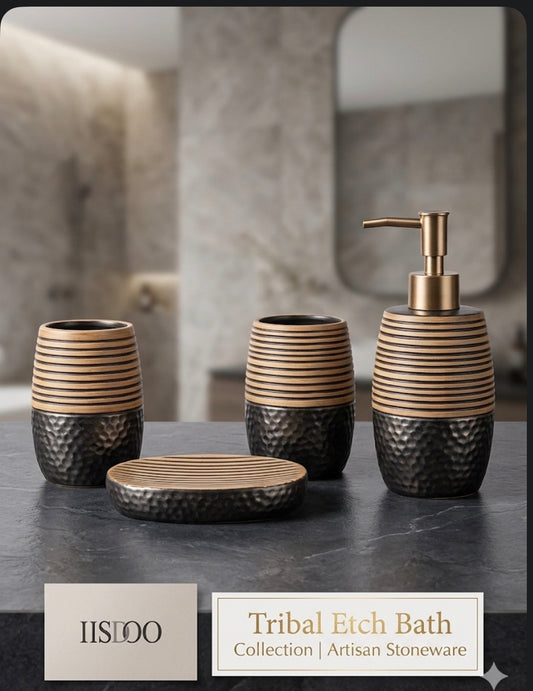 The Field & Meadow Bath Collection 4-Piece Coordinating Set