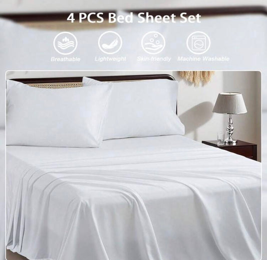 4-Piece Complete Bed Sheet Set